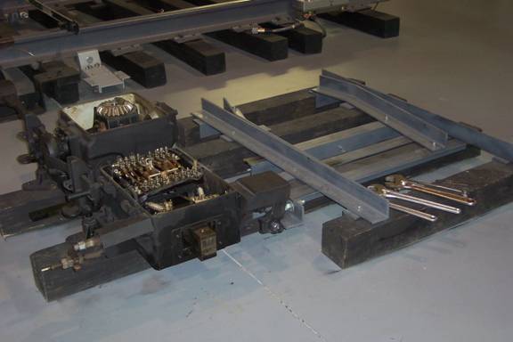 M-23 Switch Machine with  Space Saver Track Panel